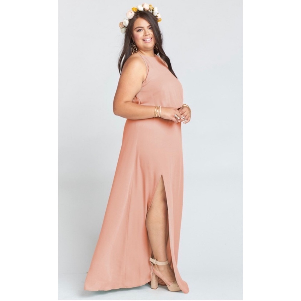 Show Me Your MuMu Heather Halter Dress